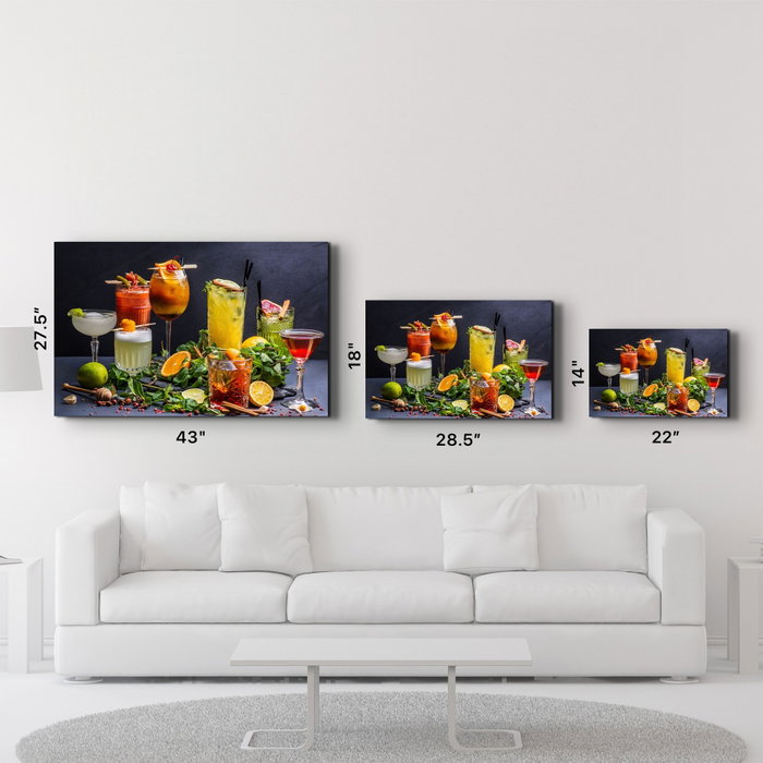 Wallity VFT-2051 Pintura Decorativa de Vidrio Templado Multicolor 46 x 72 cm